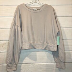 Abound Fleece Lined Drop Shoulder, Balloon Sleeve